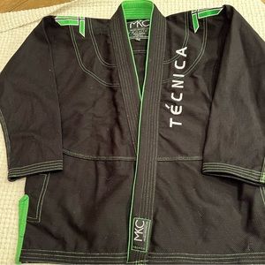 Moses Kimono Co First Edition Tecnica Womens Gi Black/ green, Size A0